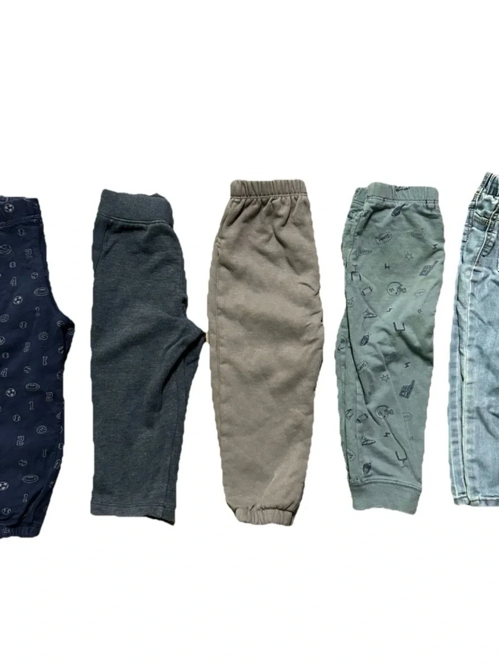 Toddler Boy Pants Jeans Joggers Sweatpants Sports Football Size 18-24 Months
